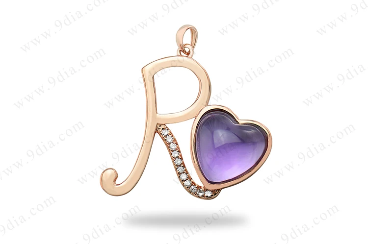 Wholesale Alibaba Website 14k Gold Pendant New Design Rose Gold Pendant