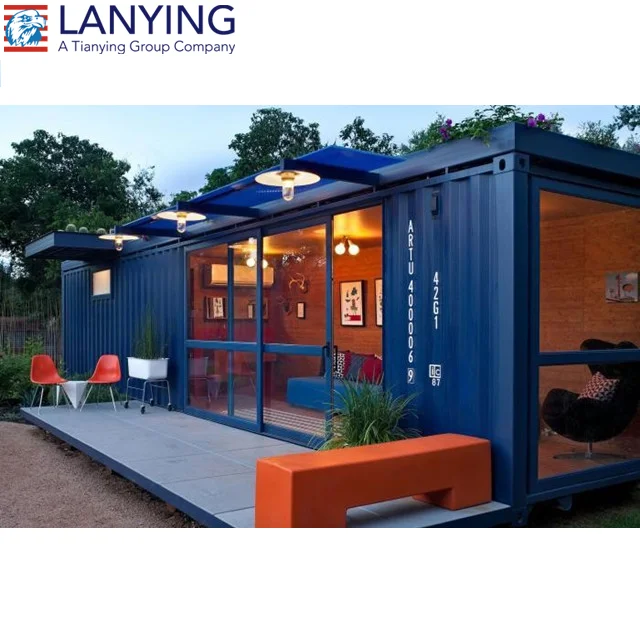 
Container house for portable restaurant buildings 