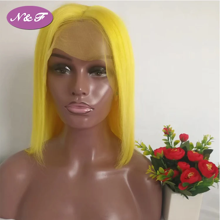 

Raw cuticle aligned virgin hair straight lace front wig 100% unprocessed virgin peruvian human hair