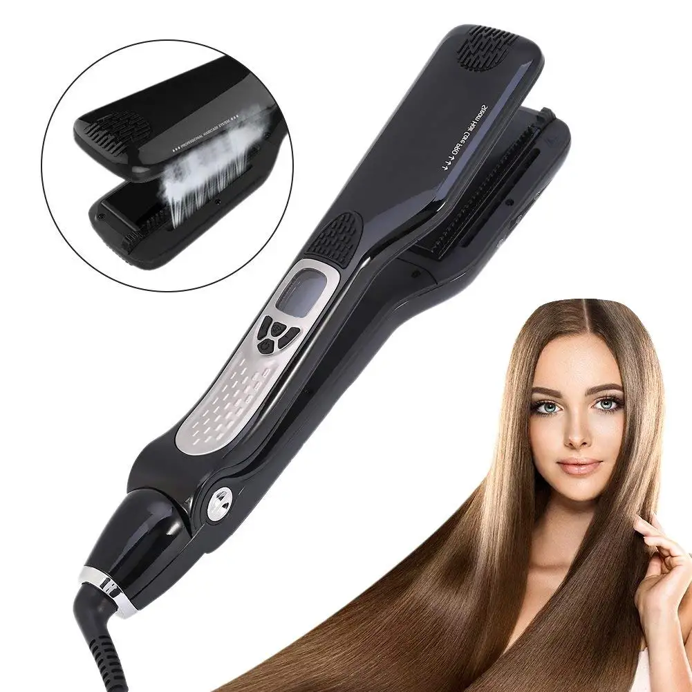 

Steam Hair Straightener Flat Iron Wholesale Professional Ceramic, Black;white and as you required
