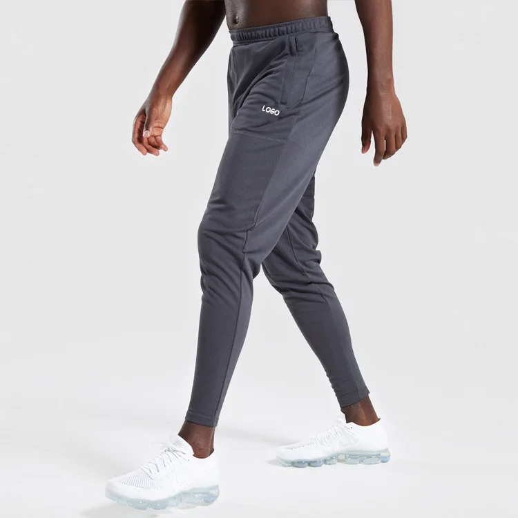 Autumn New Men Joggers Trousers Casual Pants Sweatpants grey Elastic gym Fitness Workout terry cotton pants 