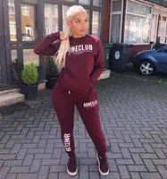 

Letter Print Ladies 2 Piece Jogging Suit Wholesale