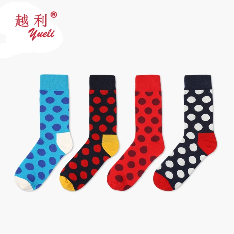 

UPGRADE Colorful Cotton Men Adult Dress Happy Socks, Like picture