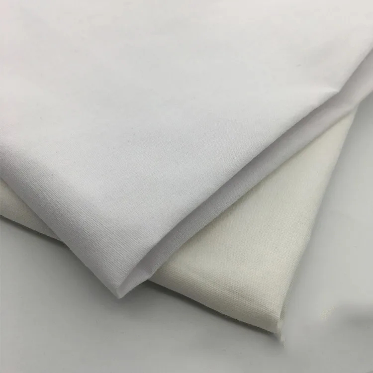 White Poplin Polished Organic Cotton Fabric For Shirt - Buy Organic ...