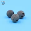 Different size nickel catalyst chemical auxiliary agents support