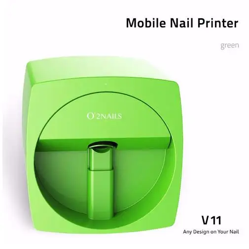 

Big discount Mobile Nail Printer V11 automatic O2 nails finger Nails painting Machine, White/black/green/pink