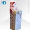 Cardboard advertising display stands, luxury exhibition booth for bottles, stackable baby wash dump din counter