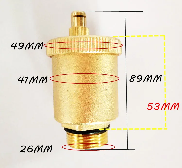Npt Bsp 1/2"1"inch Automatic Brass Air Vent Valve With Filter