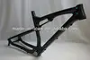 2014 Monocoque 26er full suspension carbon mountain bike frame, ICAN full carbon suspension MTB frame 26 size 17.5/19 inch