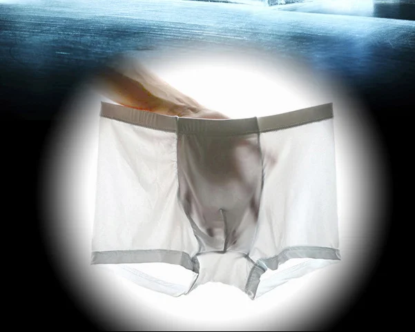 

hot sexy ultra-thin breathable ice feeling mens sexy underwear, Black, skin, grey, red, dark blue, white