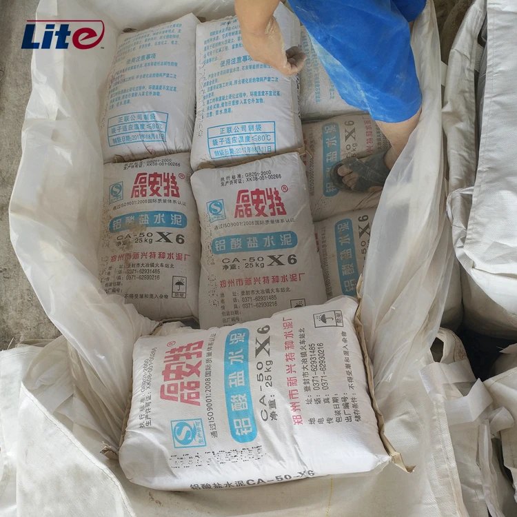 high quality refractory cement ca70 ca75 ca80 ca50 refractory mortar cement