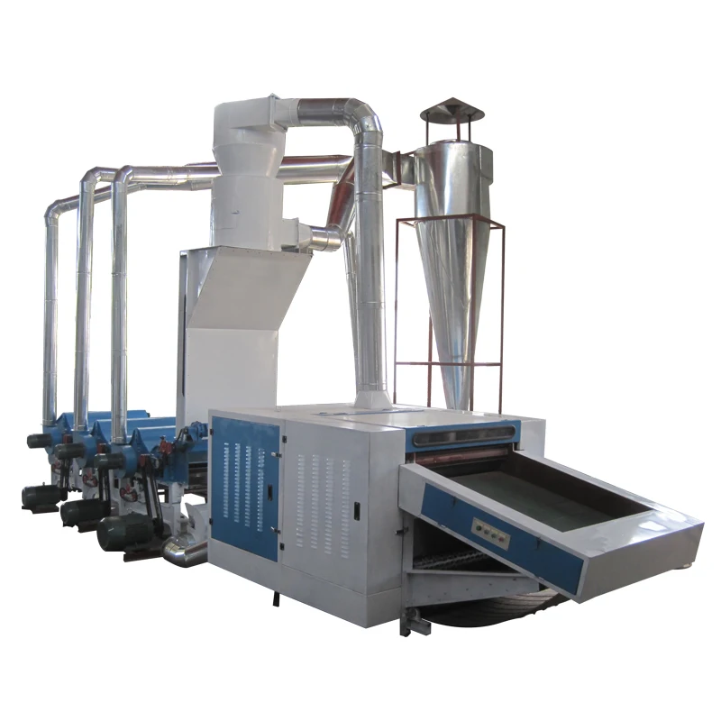 New Design Cotton Waste Fabric Recycling Tearing Machine For Nonwoven