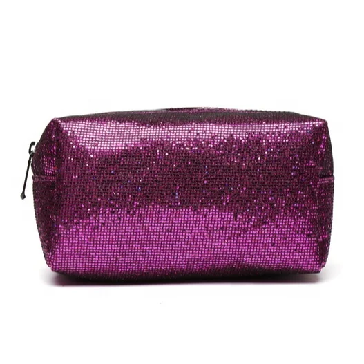 

Customized Glitter Pouch small cosmetic organizer make up bag