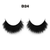 Wholesale price real fur material 3D eyelashes mink with OEM eyelash packaging