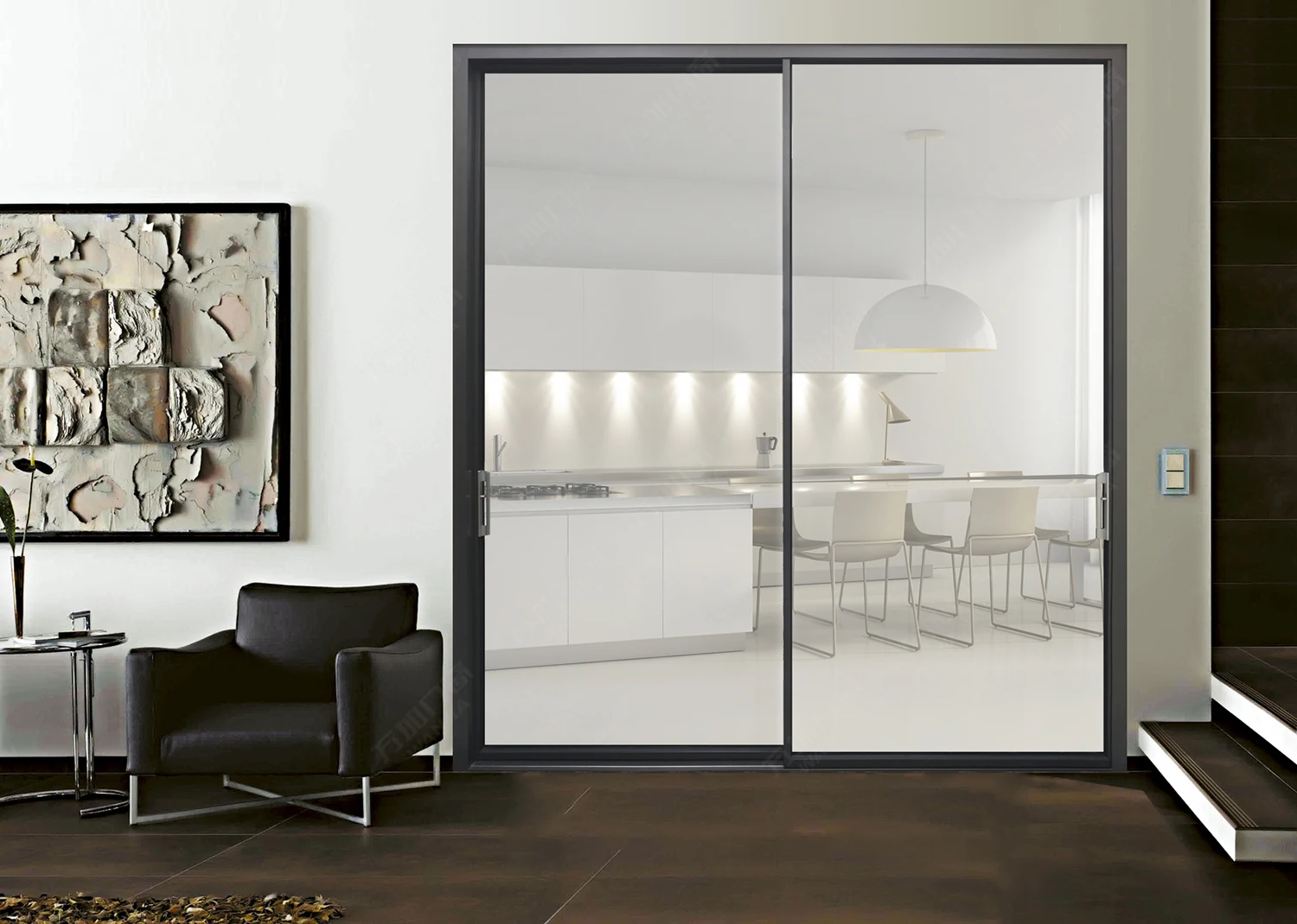 Aluminum Glass Sliding Doors Windows/ Slim Frame Aluminum Sliding Door ...