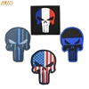 Factory Price Punisher Skull Rubber Patches And Tactical Morale Biker Logo 3D Custom PVC Patch For Clothing