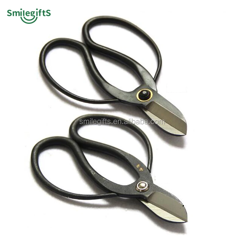 Professional Florist Ikebana Carbon Steel Garden Flower Tools Traditional Bonsai Scissors