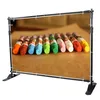 Flexibility Height Aluminum Lightweight Exhibition Booth Step And Repeat Backdrop Stand For Promotion/Wedding Display