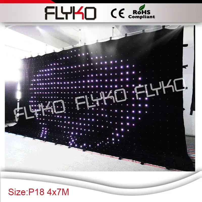 

High quality best seller led video led curtain, Rgb 3in 1