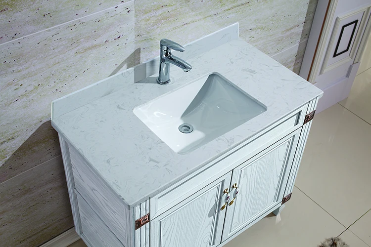 Standing Wood Bathroom Sink Vanities Wash Basin Cabinet