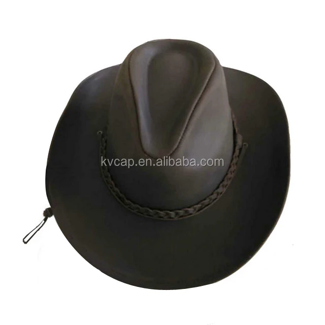 genuine leather cowboy hats