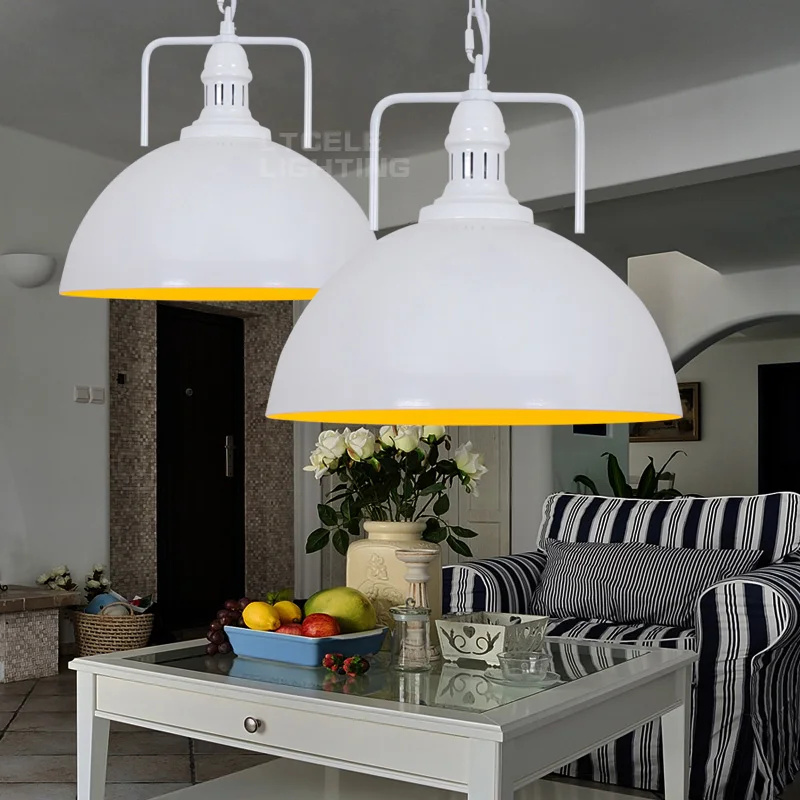 Loft vintage hanglampen ijzer katrol lamp keuken woondecoratie met ...