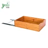 Living room Seville Classics wood Bamboo Pull-Out Drawer Cabinet Organizer, storage tray