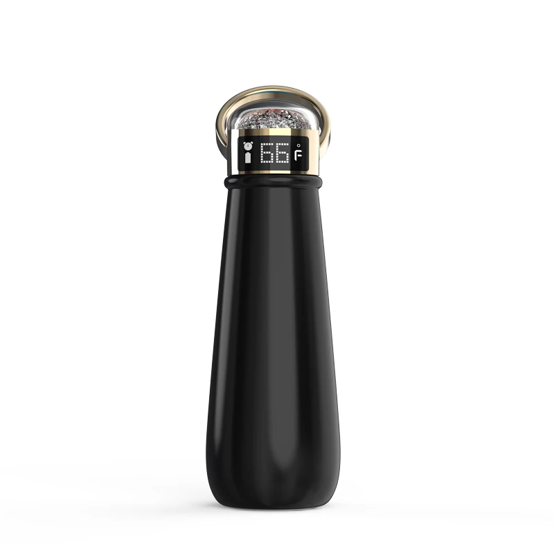 2020 Pengwing New Factory Crystal Diamond Smart Water Bottle Reminder Stainless Steel Smart Drinking Cup Bottle Handgrip Tumbler