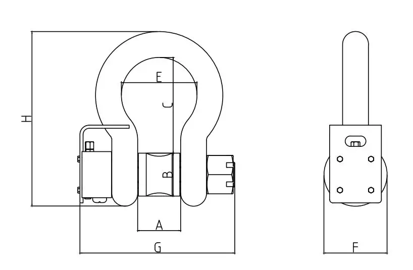 GWD700 Wireless Telemetry Shackle Load Cell