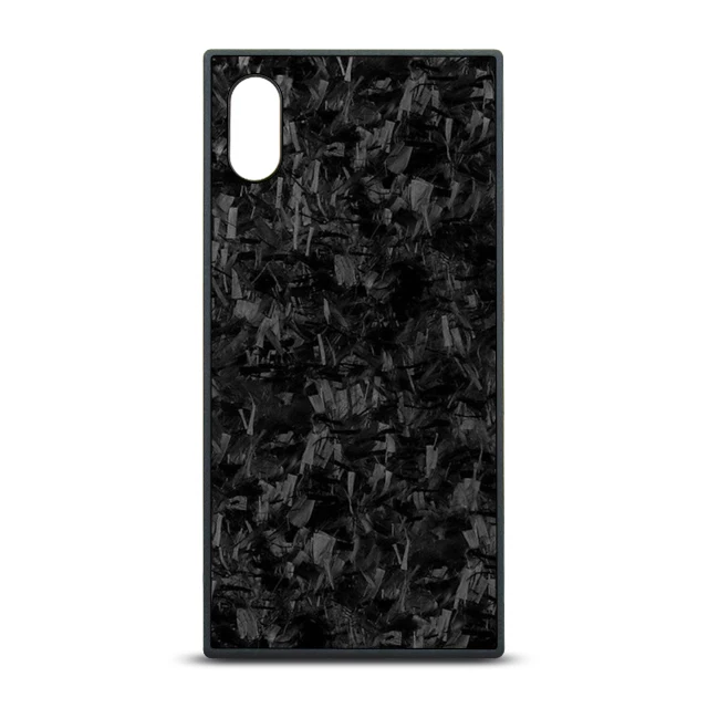 

2019 TPU+PC Forged Carbon Fiber Phone Case for iPhoneX/XS, Black