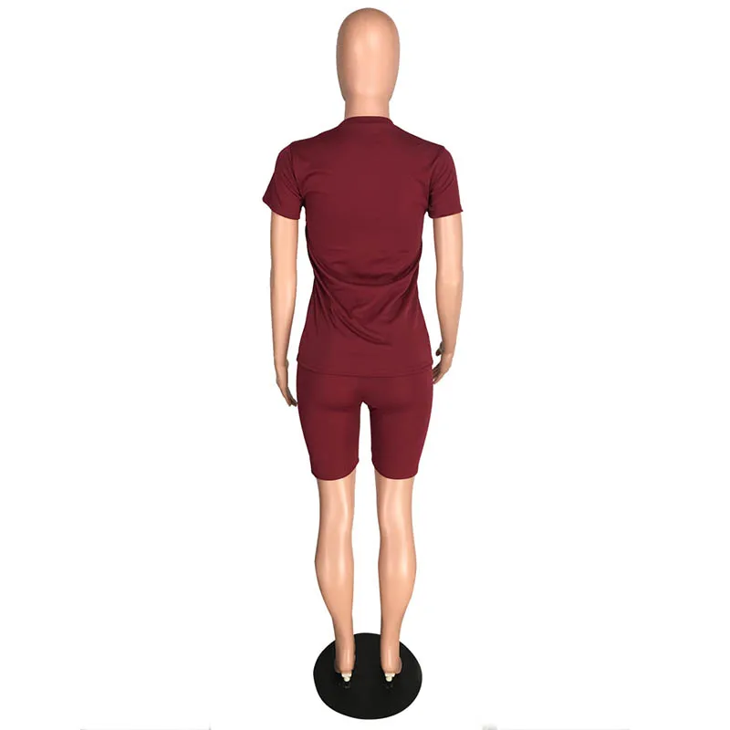 
Two Pieces Outfits Casual Sports Two-Piece Shorts Set 