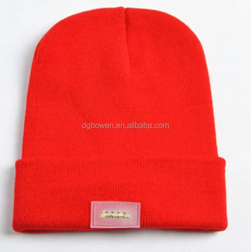 Led Light Hat Portable Head Lighting Lamp Gorro Beanies Night Fishing