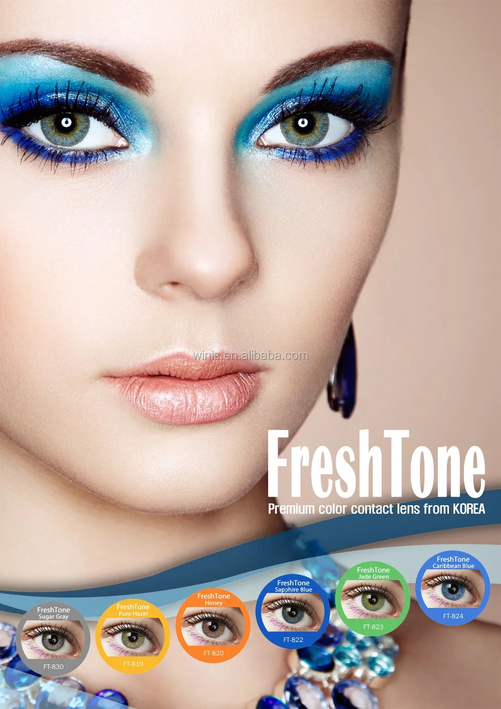 wholesale fresh tone natural look light hazel cheap colored contacts lenses - Colored Contacts Hazel wholesale fresh tone natural look light hazel cheap colored contacts lenses - Colored Contacts Hazel