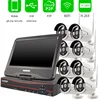 Factory7INCH 8CH 1080p720P Wireless Video Security Camera System NVR Kits,4PCS 720P Wireless Weatherproof Bullet IP Cameras,Plug