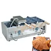 Electric Taiyaki maker 6 pieces Fish Shape cake making machine/South Korea small bread machine