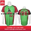 100% polyester fashion sublimation custom baseball jersey dri fit baseball/softball wear