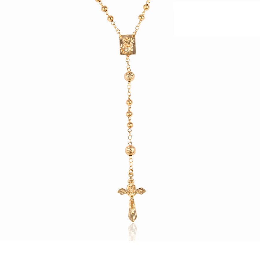 

Beautiful necklace, charm long necklace, Jesus cross necklace