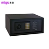 digital hotel safe deposit box with key-operated