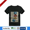 rubber word print for handsome boys clothes bulk produce supplier men's t-shirt