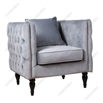 Moderne Polster Birke Beine Grau Samt Zuruck Tufted Sessel Sofa Buy Sessel Sofa Tufted Sessel Polster Sessel Product On Alibaba Com