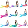 New Arrival Wholesale Kids Mermaid Tail Blanket Customized Colorful Cute Kids Mermaid Blanket