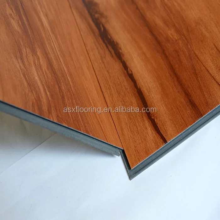 Iso 14001 Wood Plank Interlocking Click Plastic Pvc Vinyl Flooring