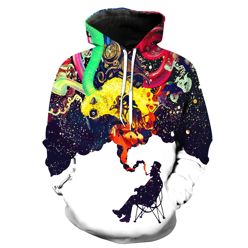 Drop Shipping OEM Custom 3D Printing all over full printed pullover customised hoodie slim fit, wholesale lightweight hoodie