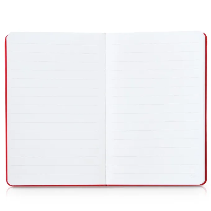 Simple notebook with elastic closure