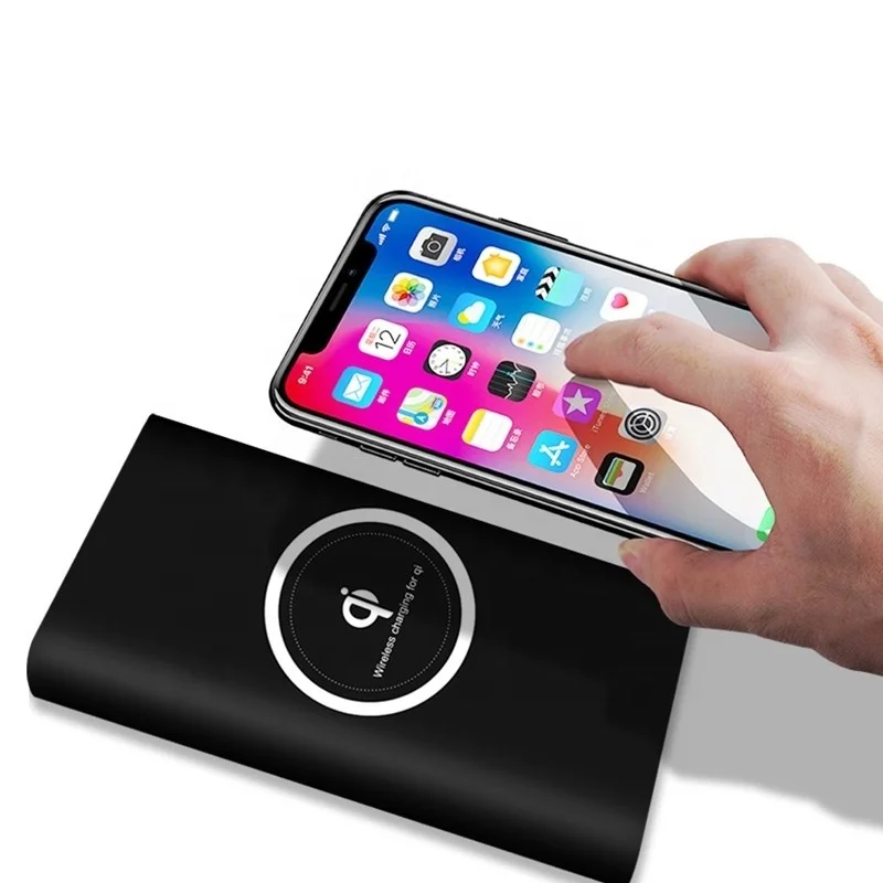 

New products universal 10000mah fast charging qi wireless charger power bank high quality portable power bank wireless charger