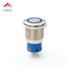 16mm waterproof small round momentary or latching metal led push button switch