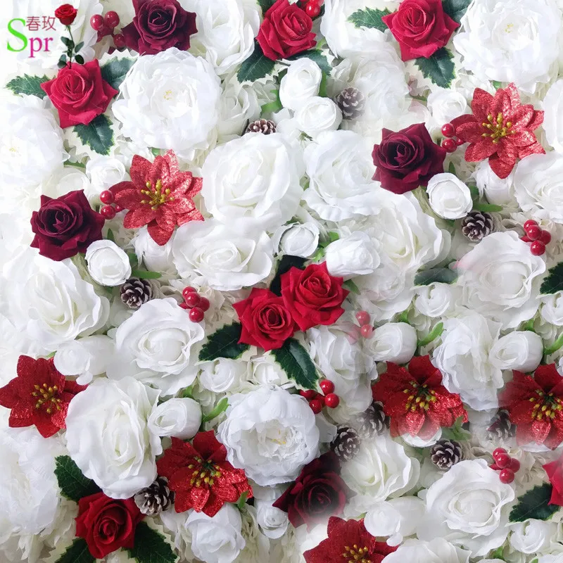 SPR new Christmas flower wall