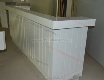 Bureau Moderne Blanc Laqué : Moderne bureau poste de travail blanc laque réception bureau