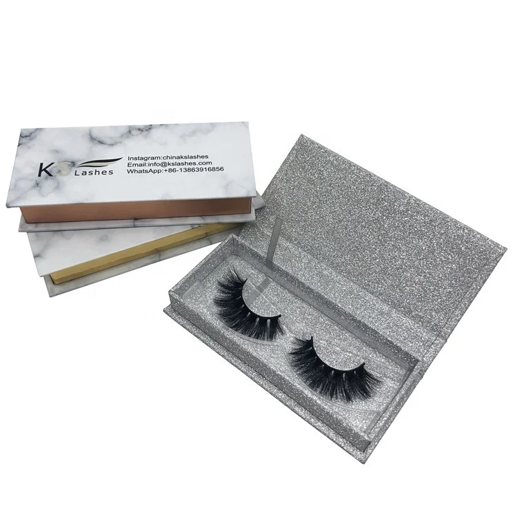 

private label own logo mink premade volume fans, wholesale 3D mink fur strip eye lashes, Black