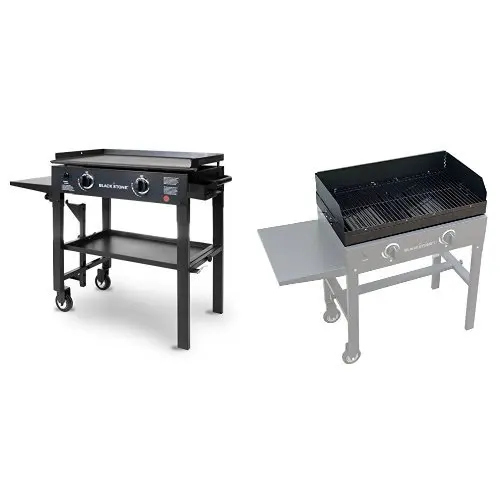 36 inch outdoor flat top gas grill griddle station